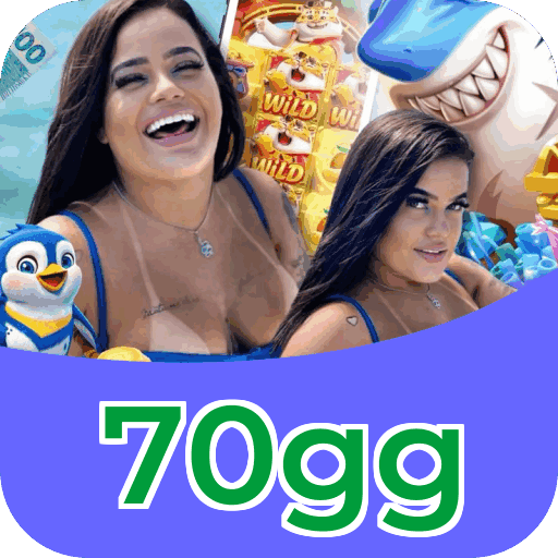 Interface do aplicativo 70gg mostrando jogos disponíveis no iOS e Android